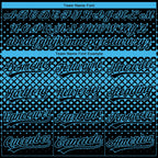 Custom Stitched Black Black-Sky Blue 3D Pattern Design Geometrico Graph Sports Pullover Sweatshirt Hoodie