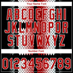 Custom Stitched Black Red-White 3D Pattern Design Geometrico Graph Sports Pullover Sweatshirt Hoodie