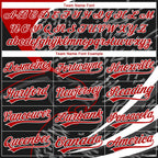 Custom Stitched Black Red-White 3D Pattern Design Leopardo Sports Pullover Sweatshirt Hoodie