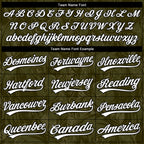 Custom Stitched Olive White-Black 3D Pattern Design Leopardo Sports Pullover Sweatshirt Hoodie