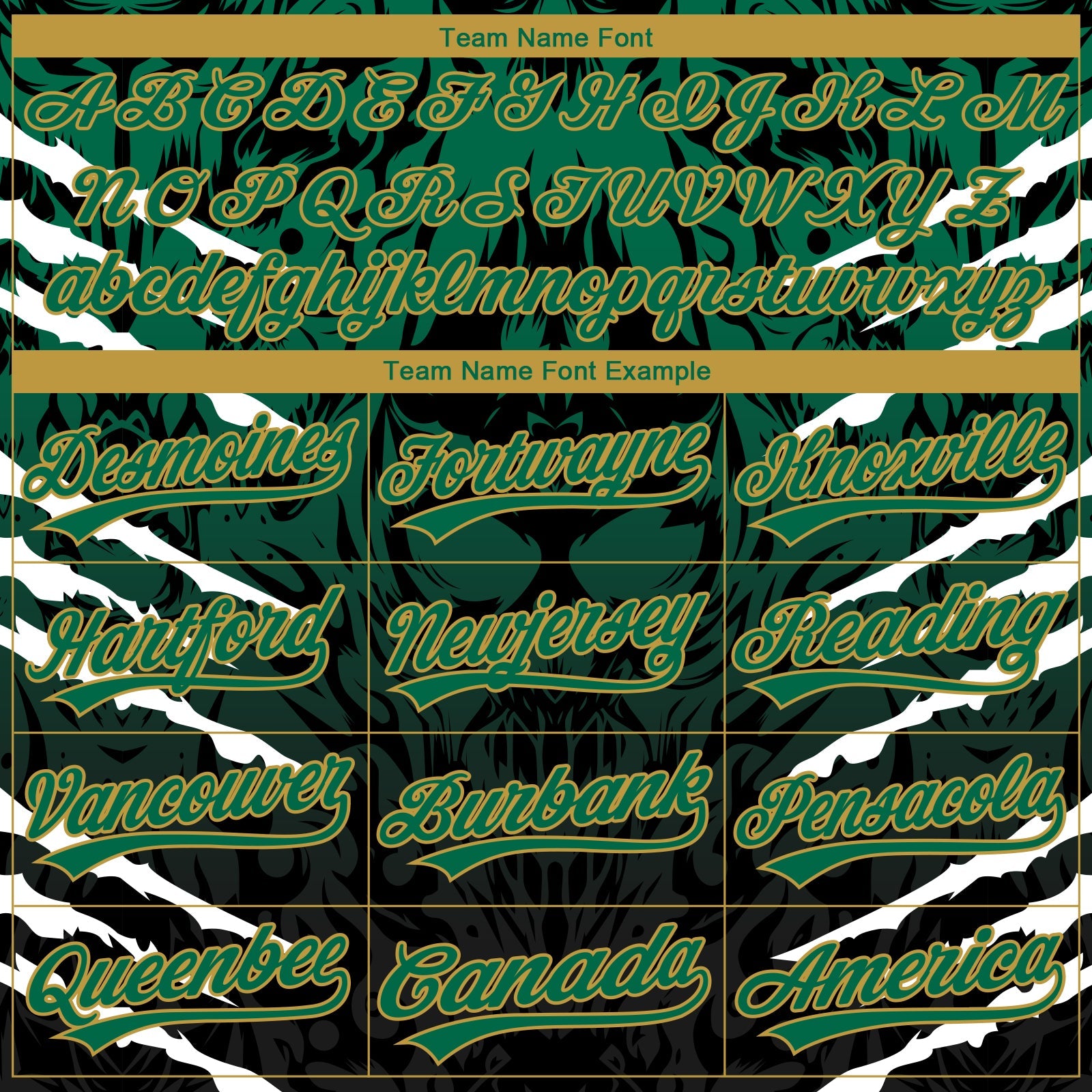 Custom Stitched Black Kelly Green-Old Gold 3D Pattern Design Leopardo Sports Pullover Sweatshirt Hoodie