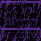 Custom Stitched Black Black-Purple 3D Pattern Design Leopardo Sports Pullover Sweatshirt Hoodie