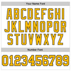 Custom White Gold-Black 3D Pattern Design Game Day Boston Inspired Sports Pullover Sweatshirt Hoodie