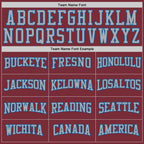 Custom Burgundy Gray-Blue 3D Pattern Design Game Day Colorado Inspired Sports Pullover Sweatshirt Hoodie