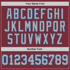 Custom Burgundy Gray-Blue 3D Pattern Design Game Day Colorado Inspired Sports Pullover Sweatshirt Hoodie