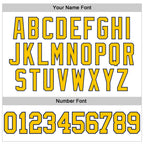 Custom White Yellow-Navy 3D Pattern Design Game Day Nashville Inspired Sports Pullover Sweatshirt Hoodie