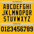 Custom Gold Black-Vegas Gold 3D Pattern Design Game Day Pittsburgh Inspired Sports Pullover Sweatshirt Hoodie