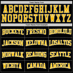 Custom Black Gold-White 3D Pattern Design Game Day Boston Inspired Sports Pullover Sweatshirt Hoodie