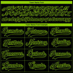 Custom Black Neon Green-Pink 3D Pattern Fragment Art Hockey Lace Neck Jersey