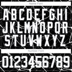 Custom Black White-Gray 3D Pattern Abstract Network Hockey Lace Neck Jersey