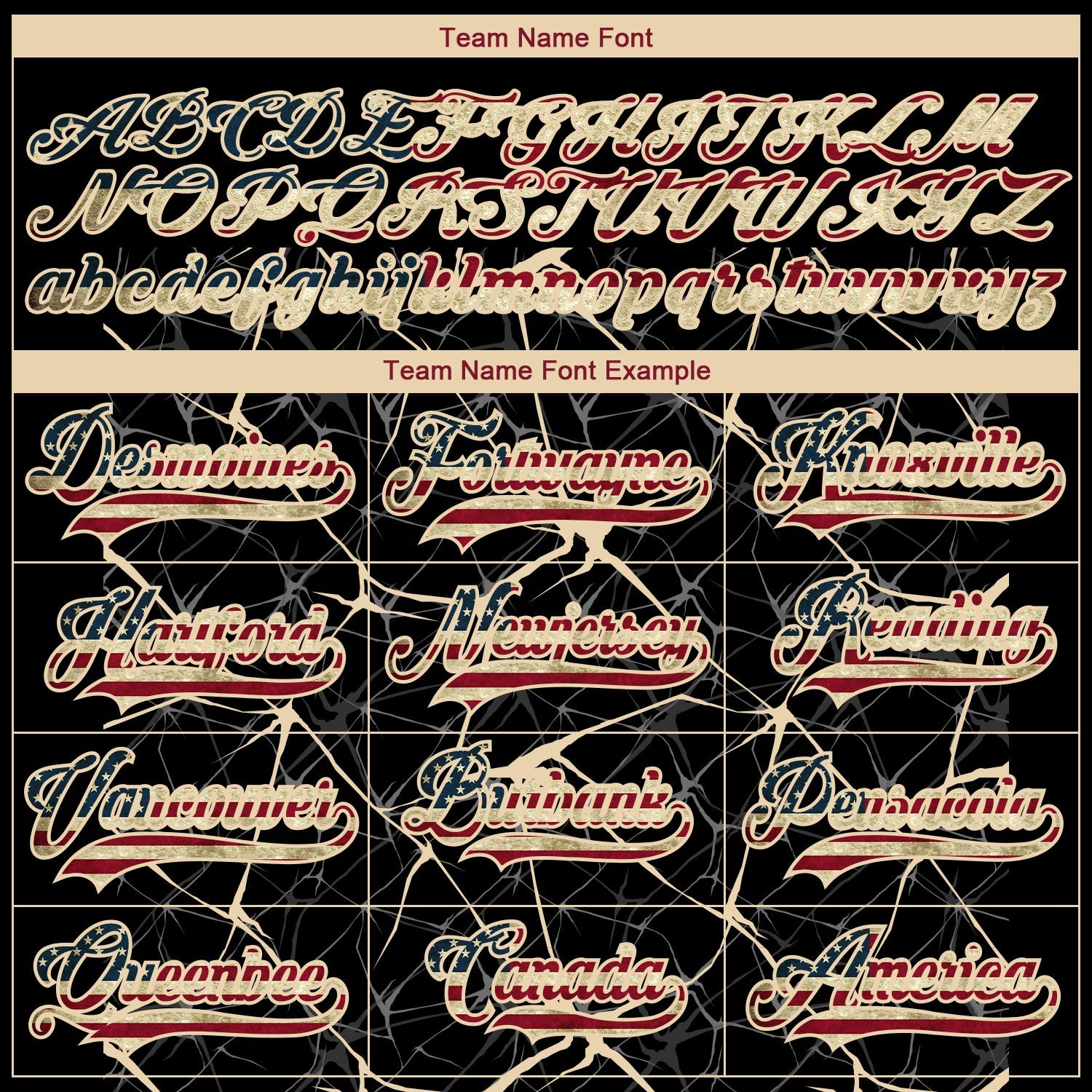 Custom Black Vintage USA Flag Crimson-City Cream 3D Pattern Abstract Network Hockey Lace Neck Jersey