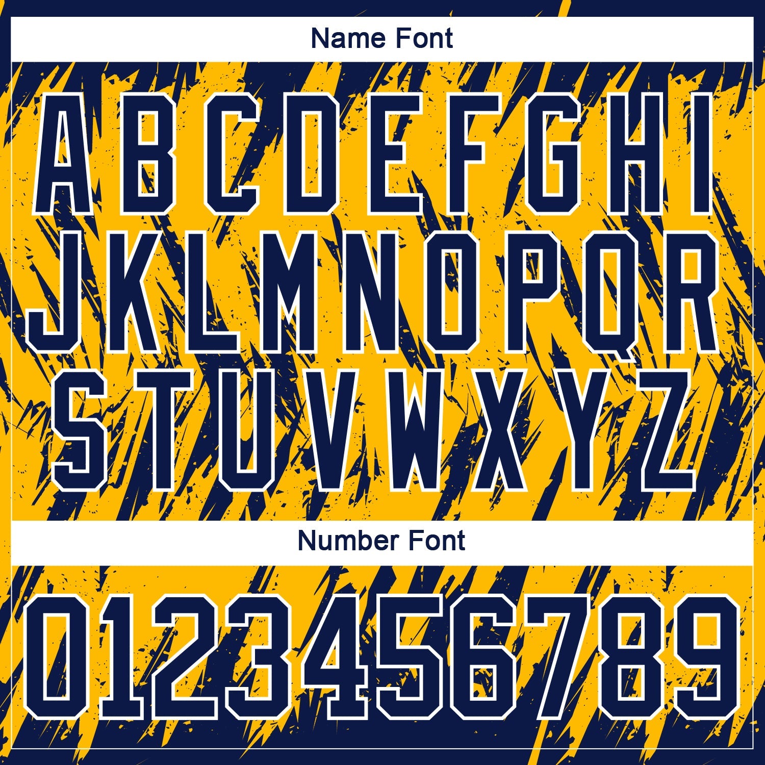 Custom Gold Navy-White 3D Pattern Splash Art Hockey Lace Neck Jersey