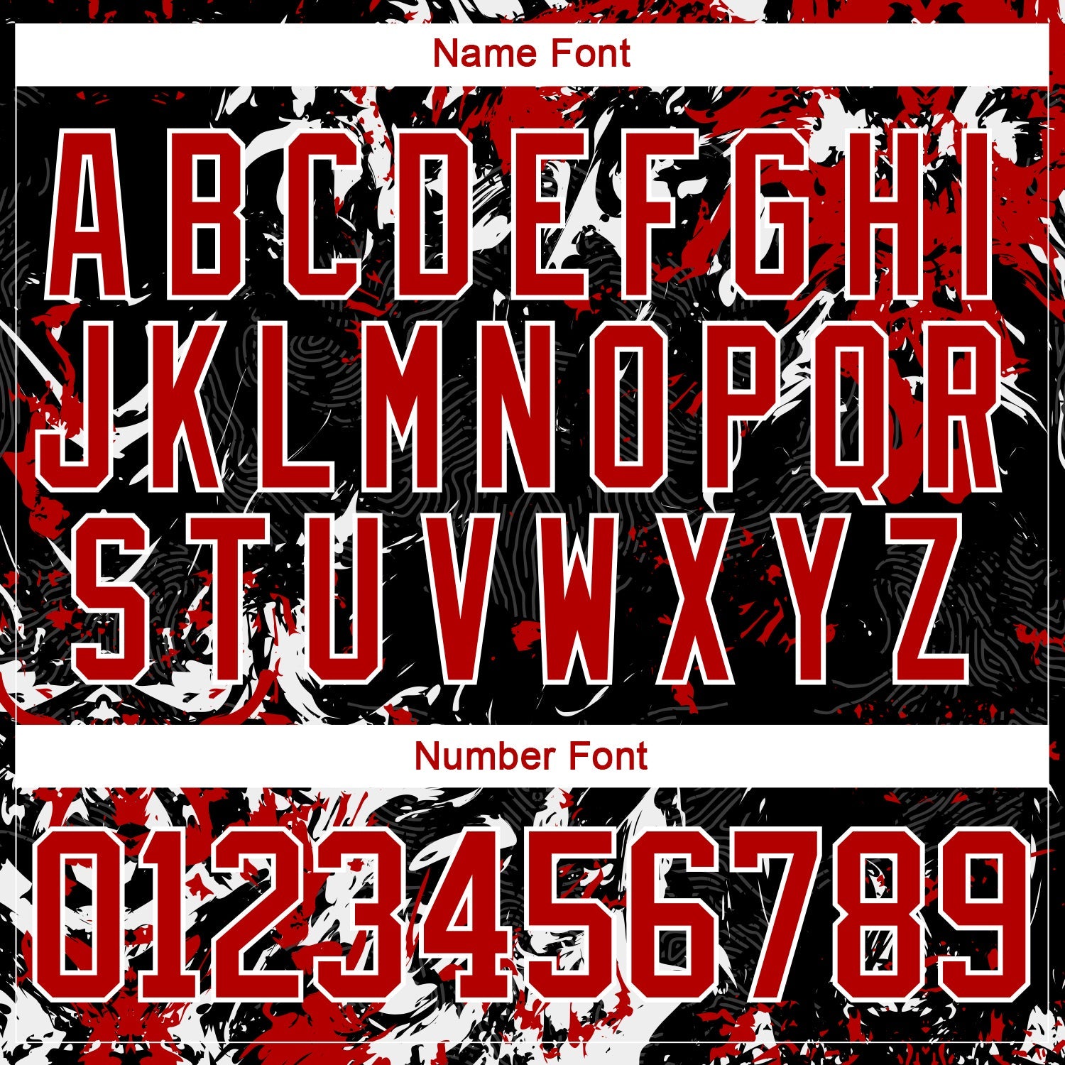 Custom Black Red-White 3D Fluid Art Splash Hockey Lace Neck Jersey