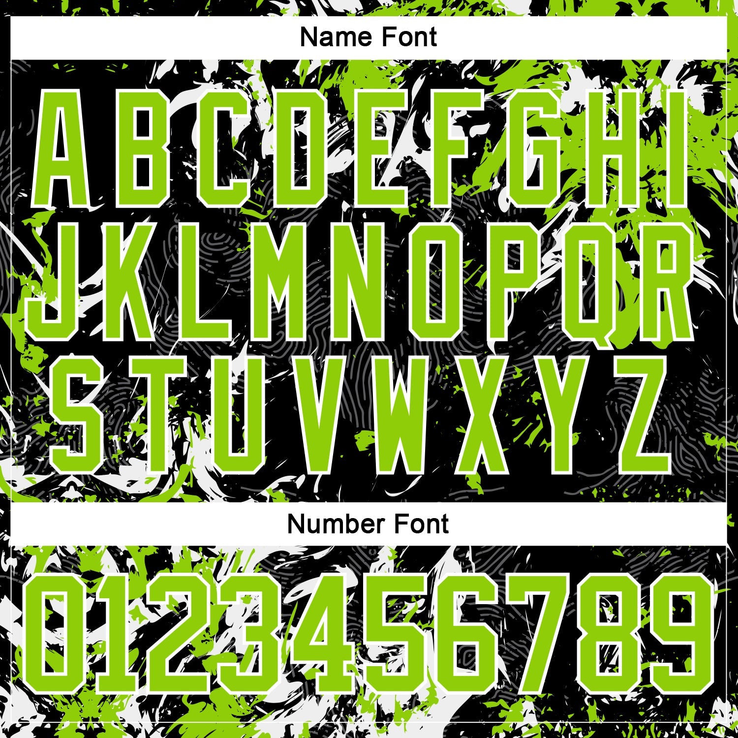 Custom Black Neon Green-White 3D Fluid Art Splash Hockey Lace Neck Jersey