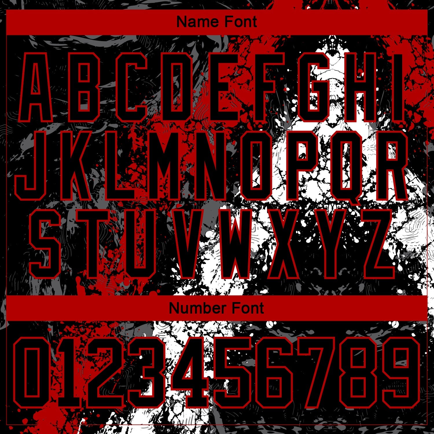 Custom Black Red-White 3D Splash Art Hockey Lace Neck Jersey