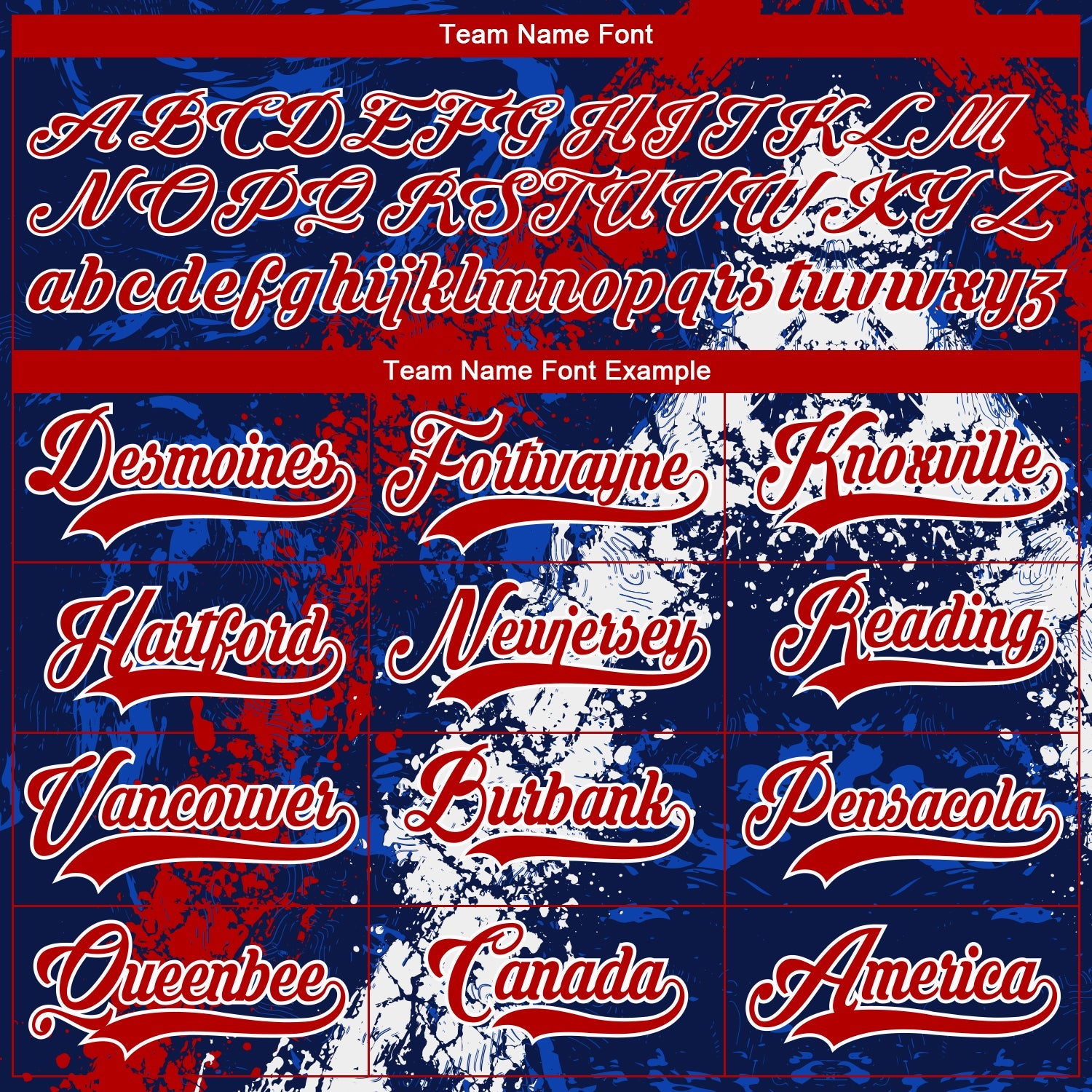 Custom Navy Red Thunder Blue-White 3D Splash Art Hockey Lace Neck Jersey