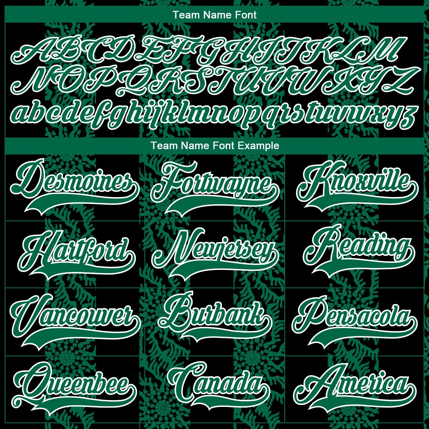 Custom Black Kelly Green-White 3D Pattern Abstract Shape Hockey Lace Neck Jersey