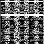 Custom Black Gray-White 3D Pattern Abstract Shape Hockey Lace Neck Jersey