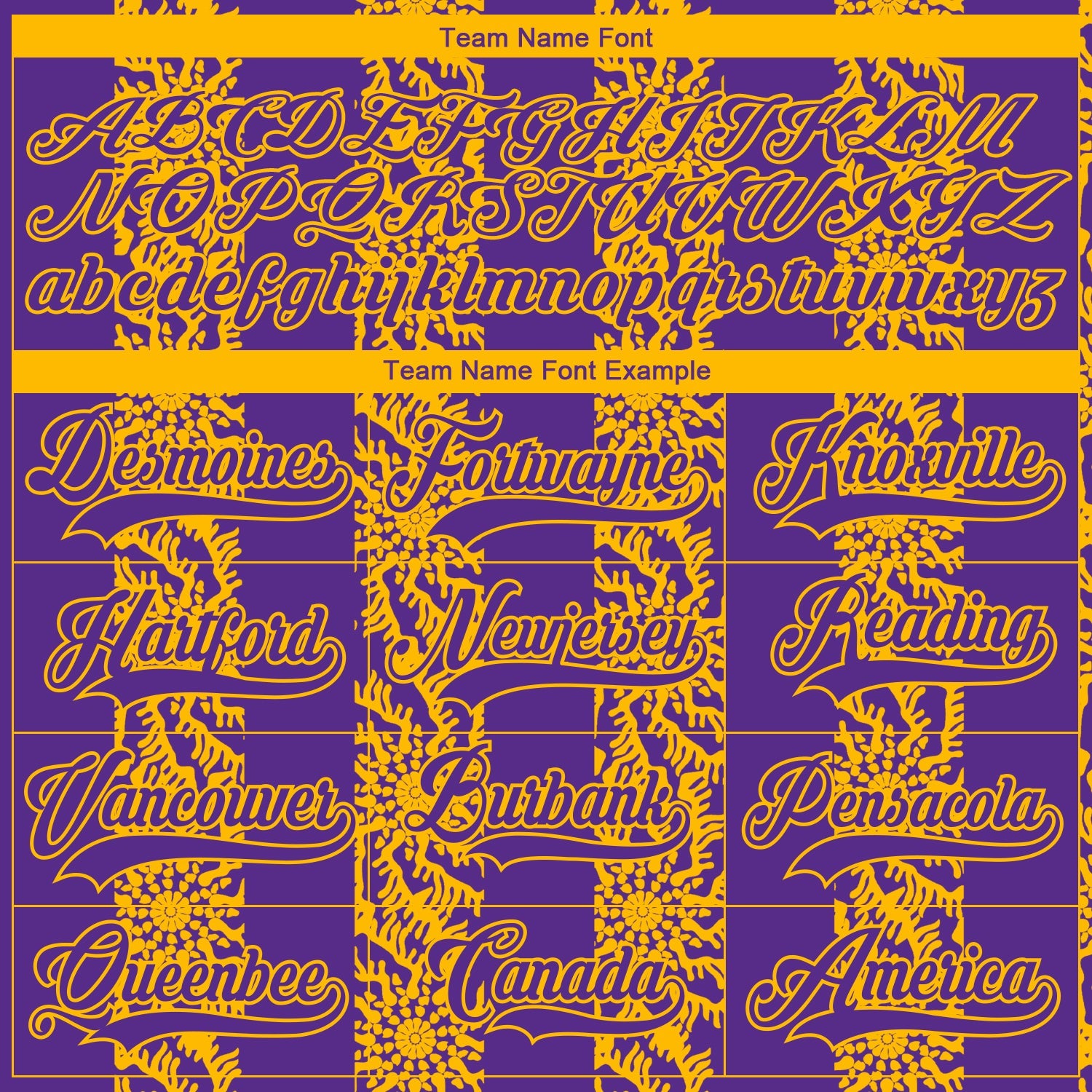Custom Purple Gold-White 3D Pattern Abstract Shape Hockey Lace Neck Jersey
