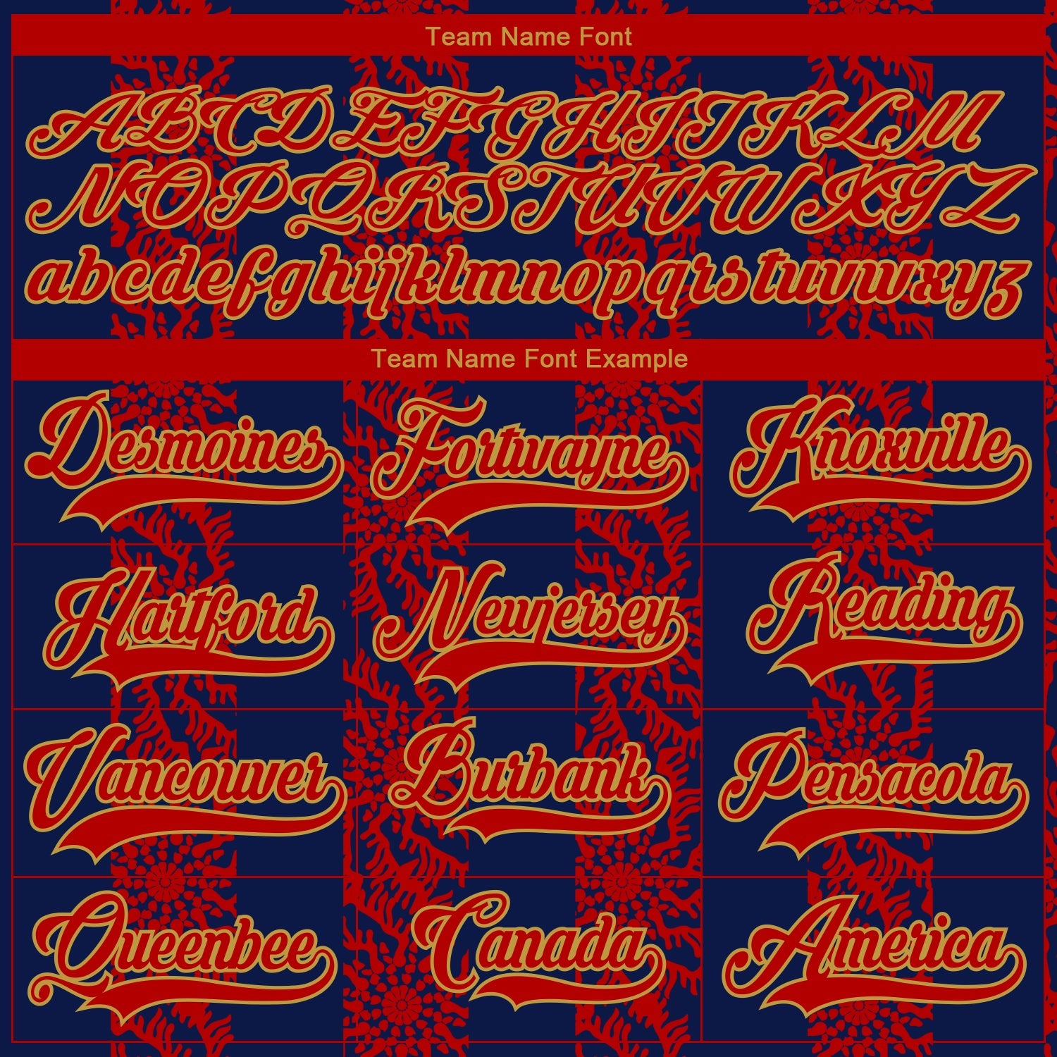 Custom Navy Red Old Gold-White 3D Pattern Abstract Shape Hockey Lace Neck Jersey