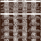 Custom Brown Gray-White 3D Pattern Abstract Shape Hockey Lace Neck Jersey