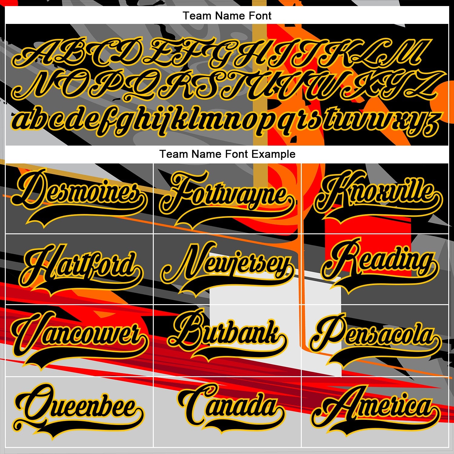 Custom Black Red-Yellow 3D Pattern Abstract Hockey Lace Neck Jersey