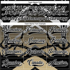 Custom Gray Black Vegas Gold-White 3D Pattern Abstract Gradient Hockey Lace Neck Jersey