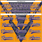 Custom Gray Dark Purple Yellow Cream-White 3D Pattern Cyber Mecha E-sport Hockey Jersey