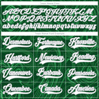 Custom Green White-Gray 3D Splash Art Hockey Lace Neck Jersey