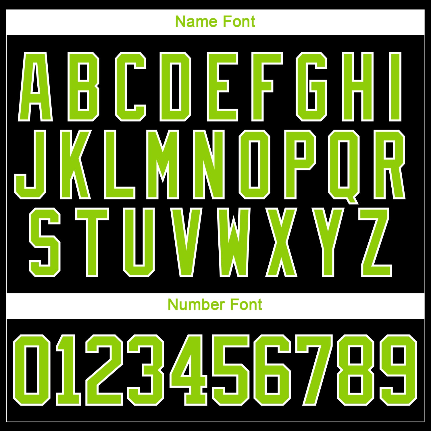 Custom Neon Green Black-White 3D Pattern Geometric Shape Hockey Lace Neck Jersey