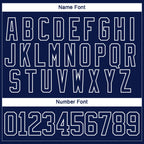 Custom Teal Navy-White 3D Pattern Geometric Shape Hockey Lace Neck Jersey