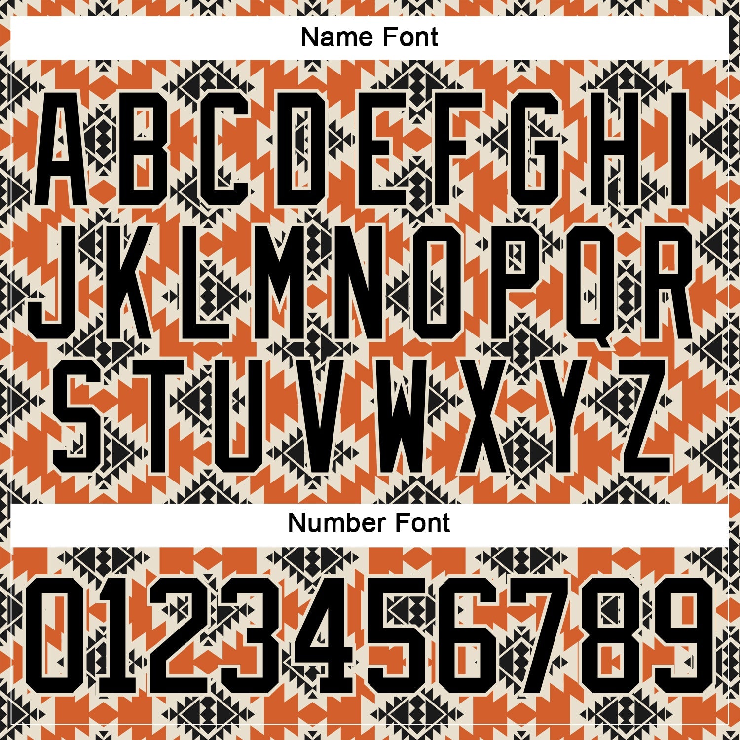 Custom Black Orange-Cream 3D Pattern Native Americans Tribal Indigenous People Hockey Lace Neck Jersey