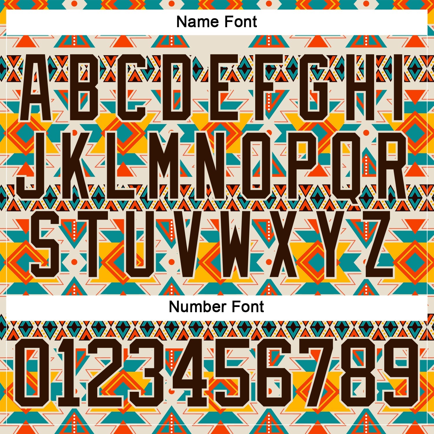 Custom Cream Brown-Orange 3D Pattern Native Americans Tribal Indigenous People Hockey Lace Neck Jersey