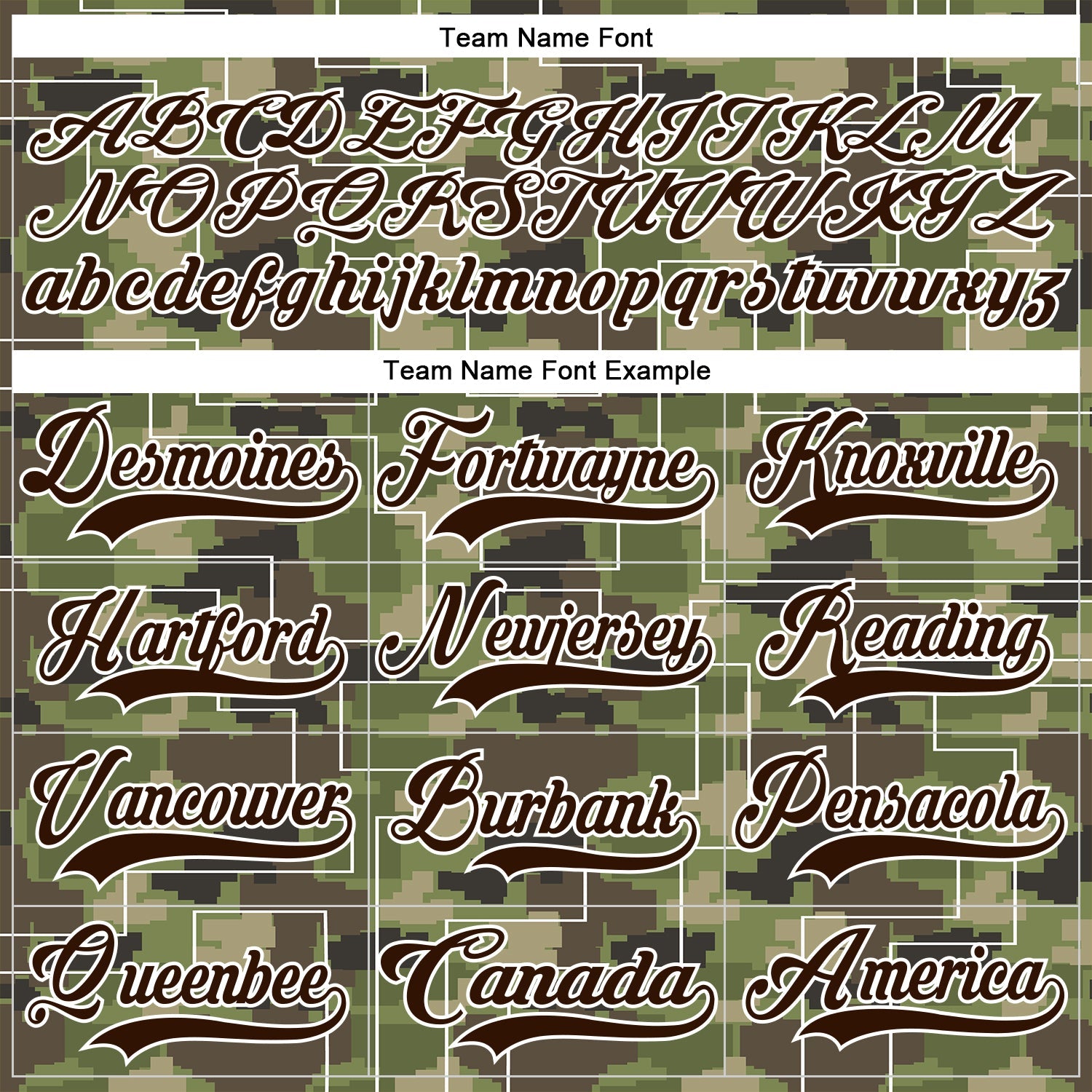 Custom Camo Brown-White 3D Camouflage Pixel Hockey Lace Neck Jersey