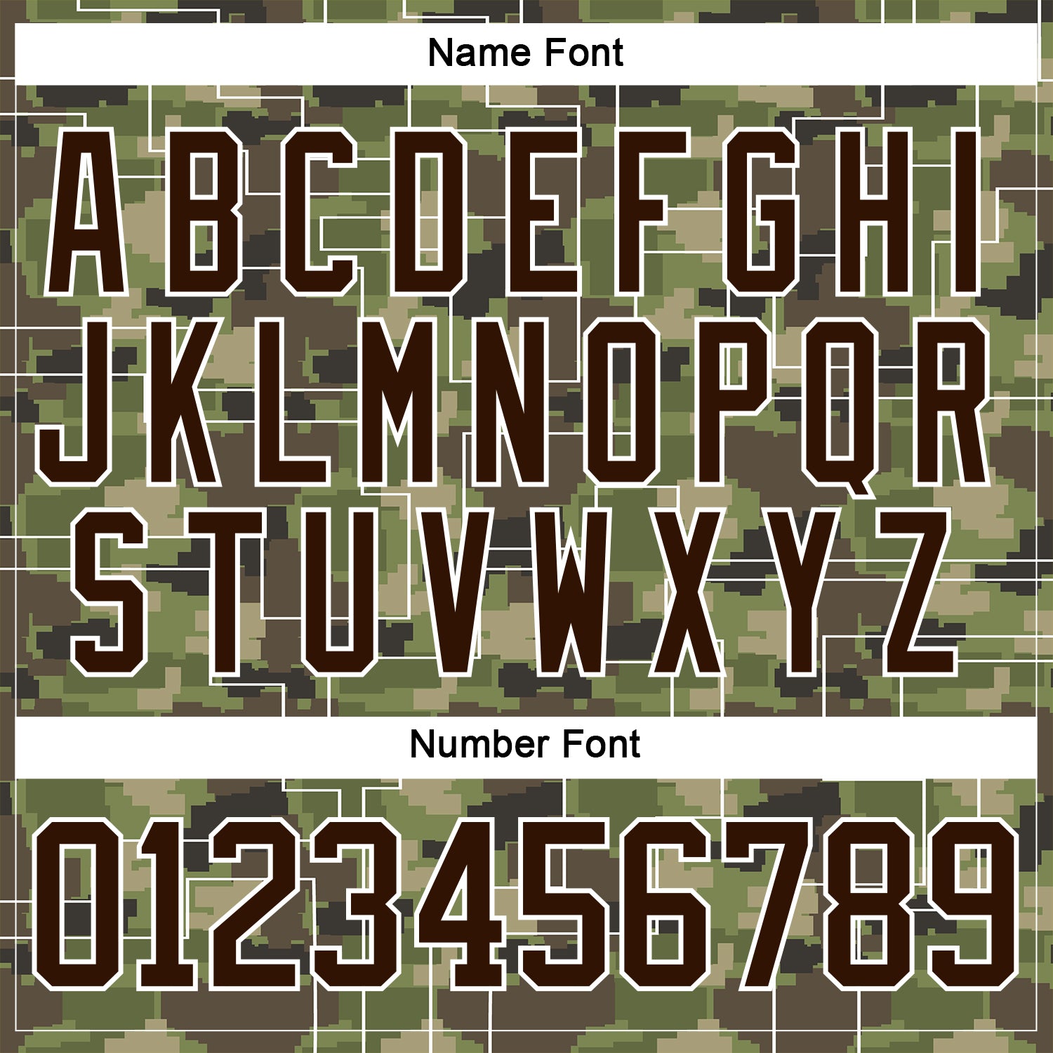 Custom Camo Brown-White 3D Camouflage Pixel Hockey Lace Neck Jersey