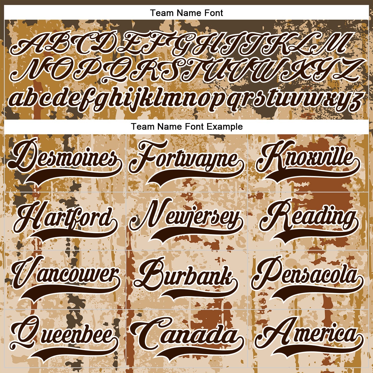 Custom Camo Brown-White 3D Camouflage Grunge Hockey Lace Neck Jersey