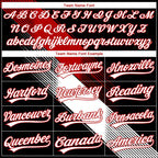 Custom Stitched Black White-Red 3D Pattern Design E-sports Pullover Sweatshirt Hoodie