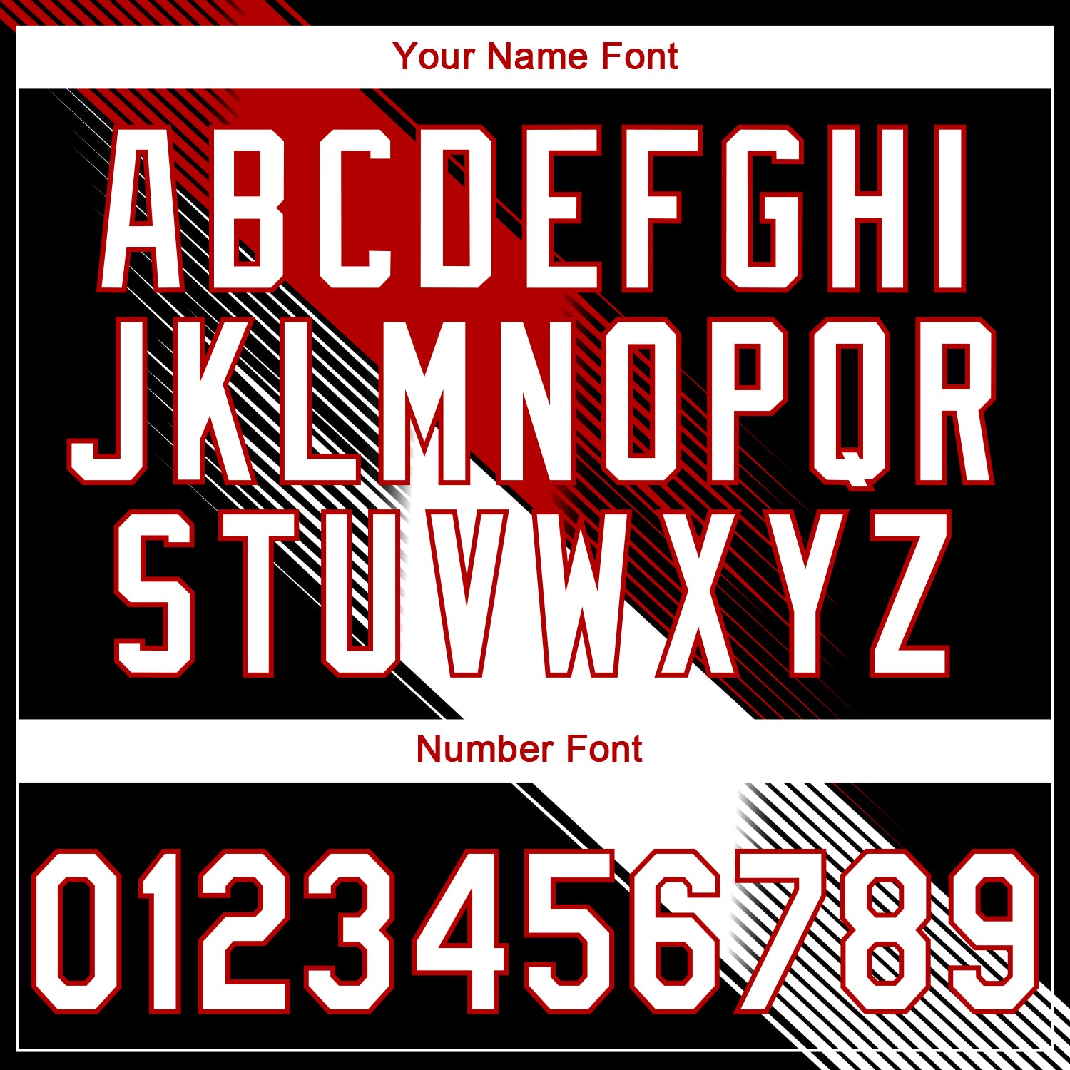 Custom Stitched Black White-Red 3D Pattern Design E-sports Pullover Sweatshirt Hoodie