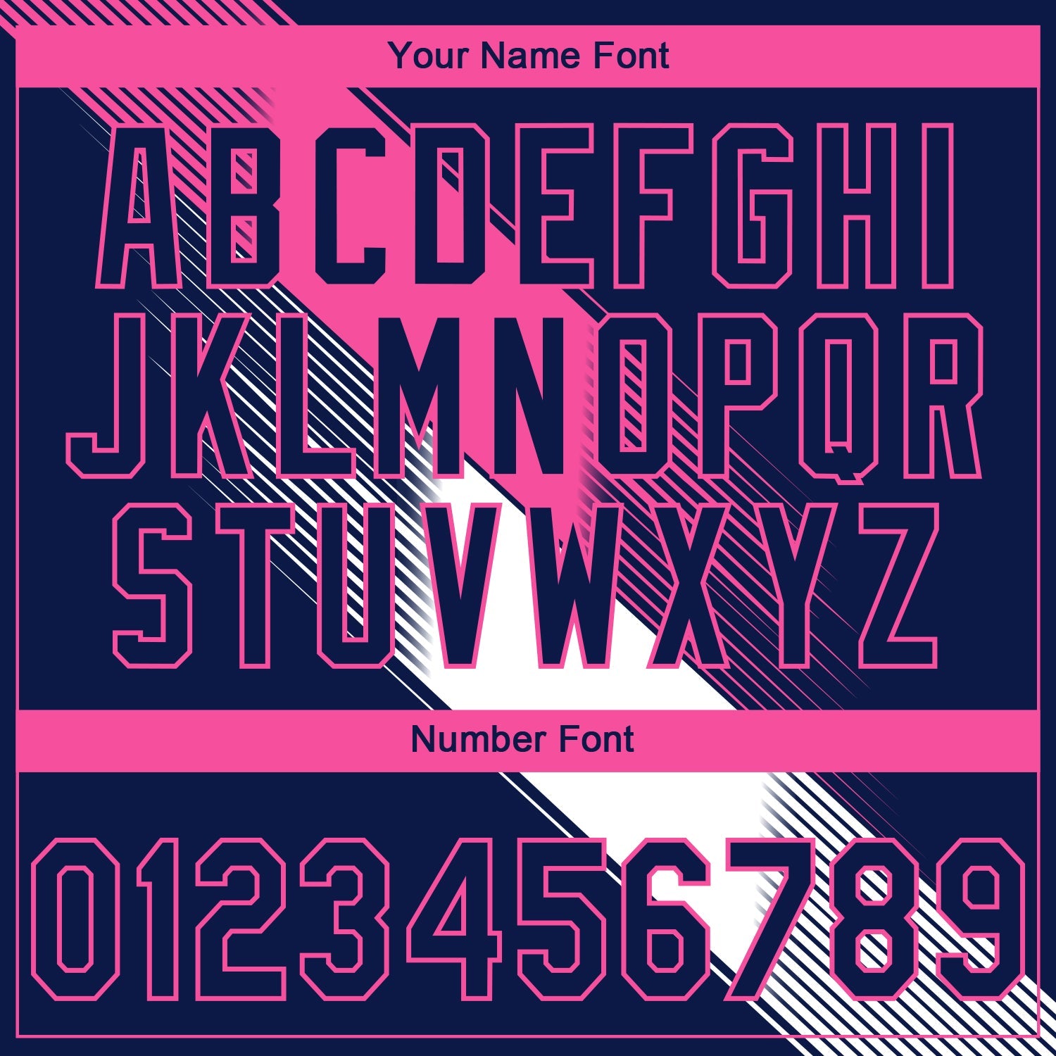 Custom Stitched Navy Pink-White 3D Pattern Design E-sports Pullover Sweatshirt Hoodie