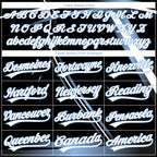 Custom Stitched Black White-Light Blue 3D Pattern Design E-sports Pullover Sweatshirt Hoodie