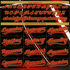 Custom Stitched Black Red Old Gold-White 3D Pattern Design E-sports Pullover Sweatshirt Hoodie