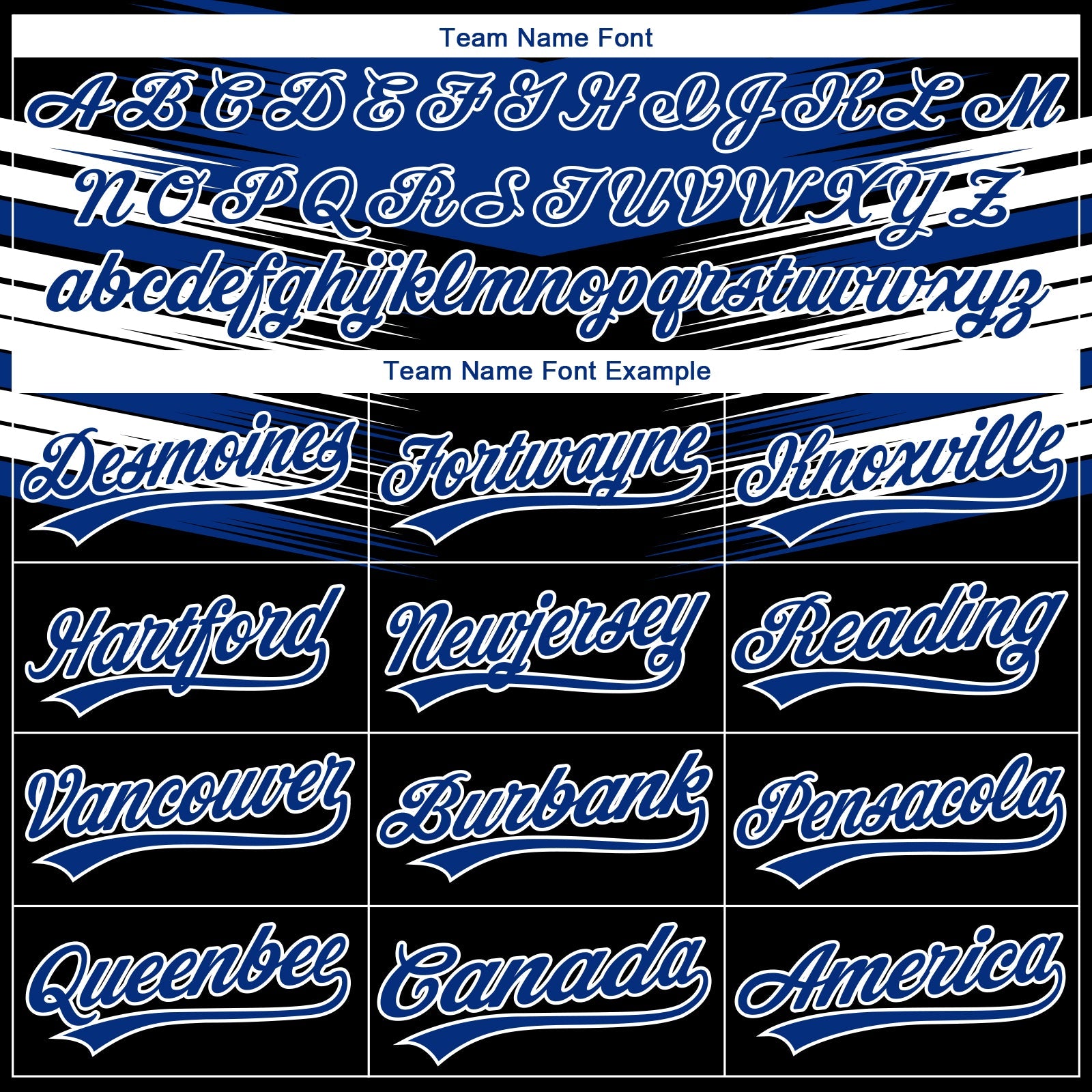 Custom Stitched Black Royal-White 3D Pattern Design E-sports Pullover Sweatshirt Hoodie