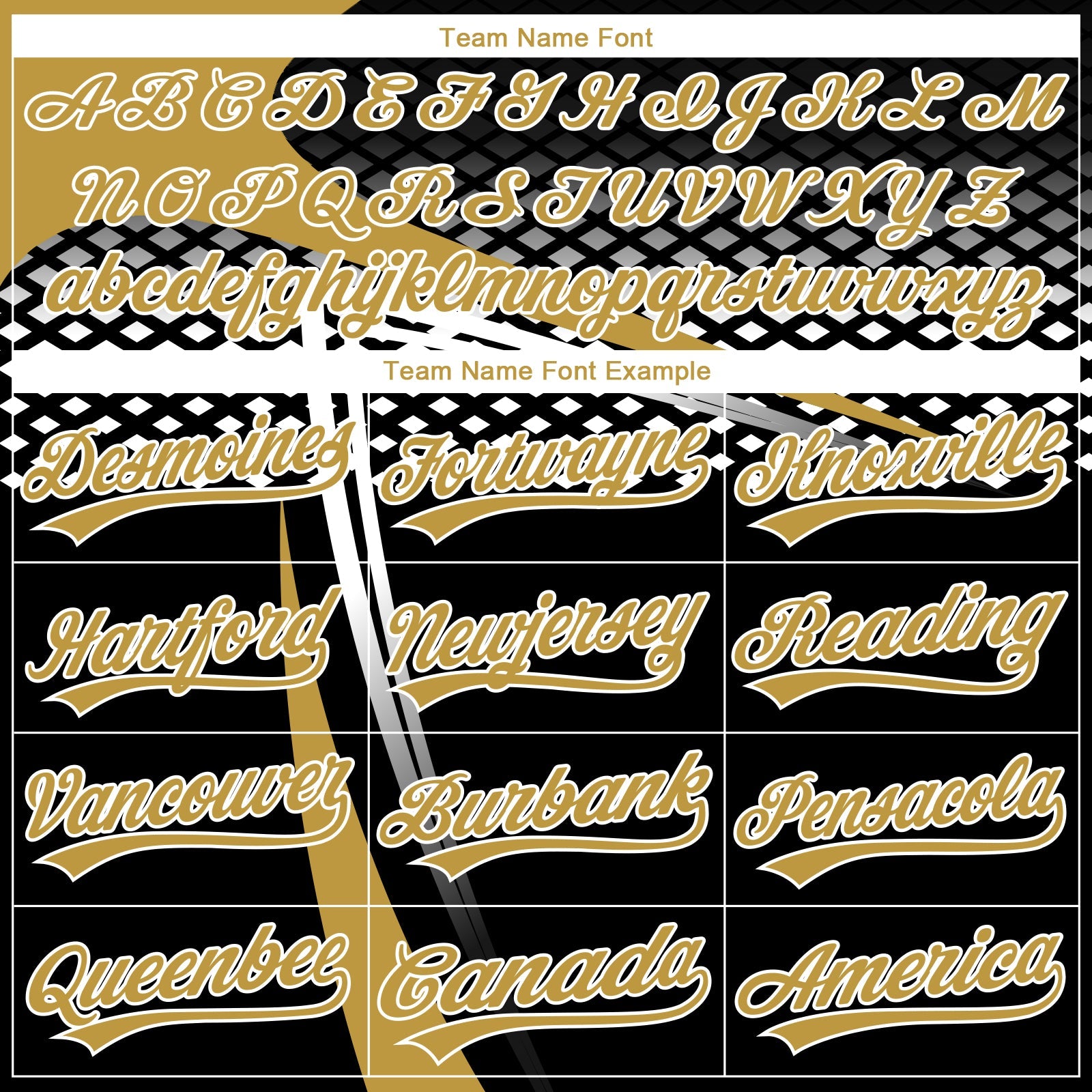 Custom Stitched Old Gold Black-White 3D Pattern Design E-sports Pullover Sweatshirt Hoodie