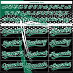 Custom Stitched Kelly Green Black-White 3D Pattern Design E-sports Pullover Sweatshirt Hoodie