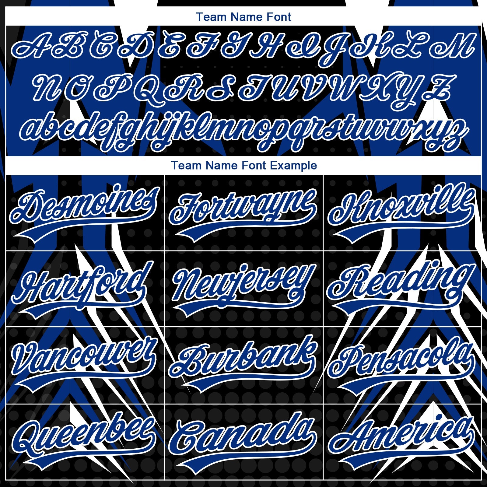 Custom Stitched Royal Black-White 3D Pattern Design E-sports Pullover Sweatshirt Hoodie