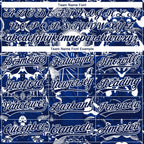 Custom Stitched Navy Royal-White 3D Pattern Design Religion Jesus Christ Pullover Sweatshirt Hoodie