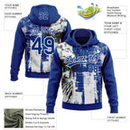 Custom Stitched Royal Black-White 3D Pattern Design Religion Jesus Christ Pullover Sweatshirt Hoodie