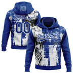 Custom Stitched Royal Black-White 3D Pattern Design Religion Jesus Christ Pullover Sweatshirt Hoodie