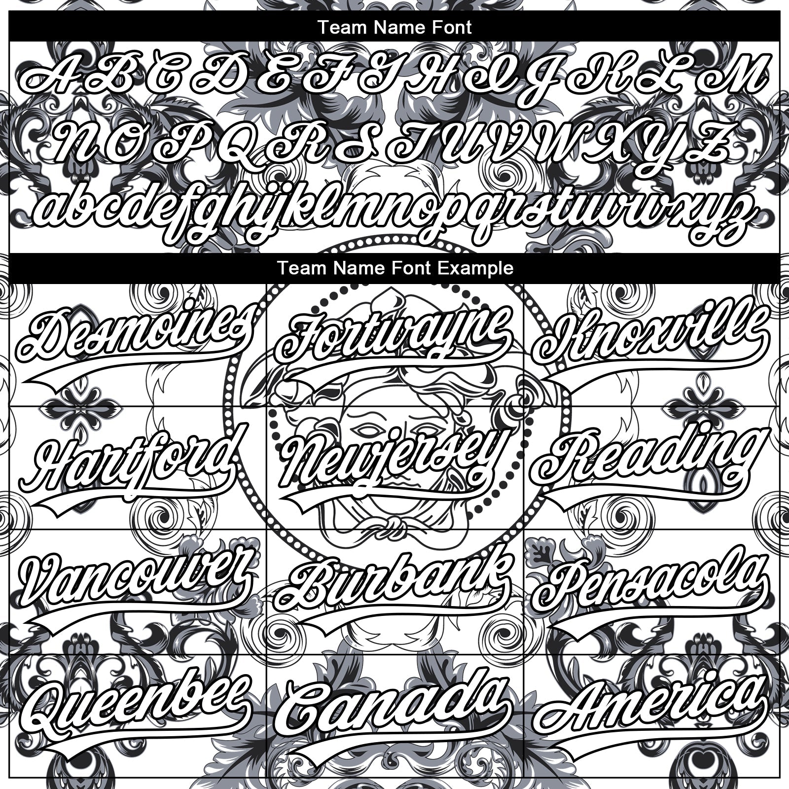 Custom Stitched White Black 3D Pattern Design Medusa Pullover Sweatshirt Hoodie