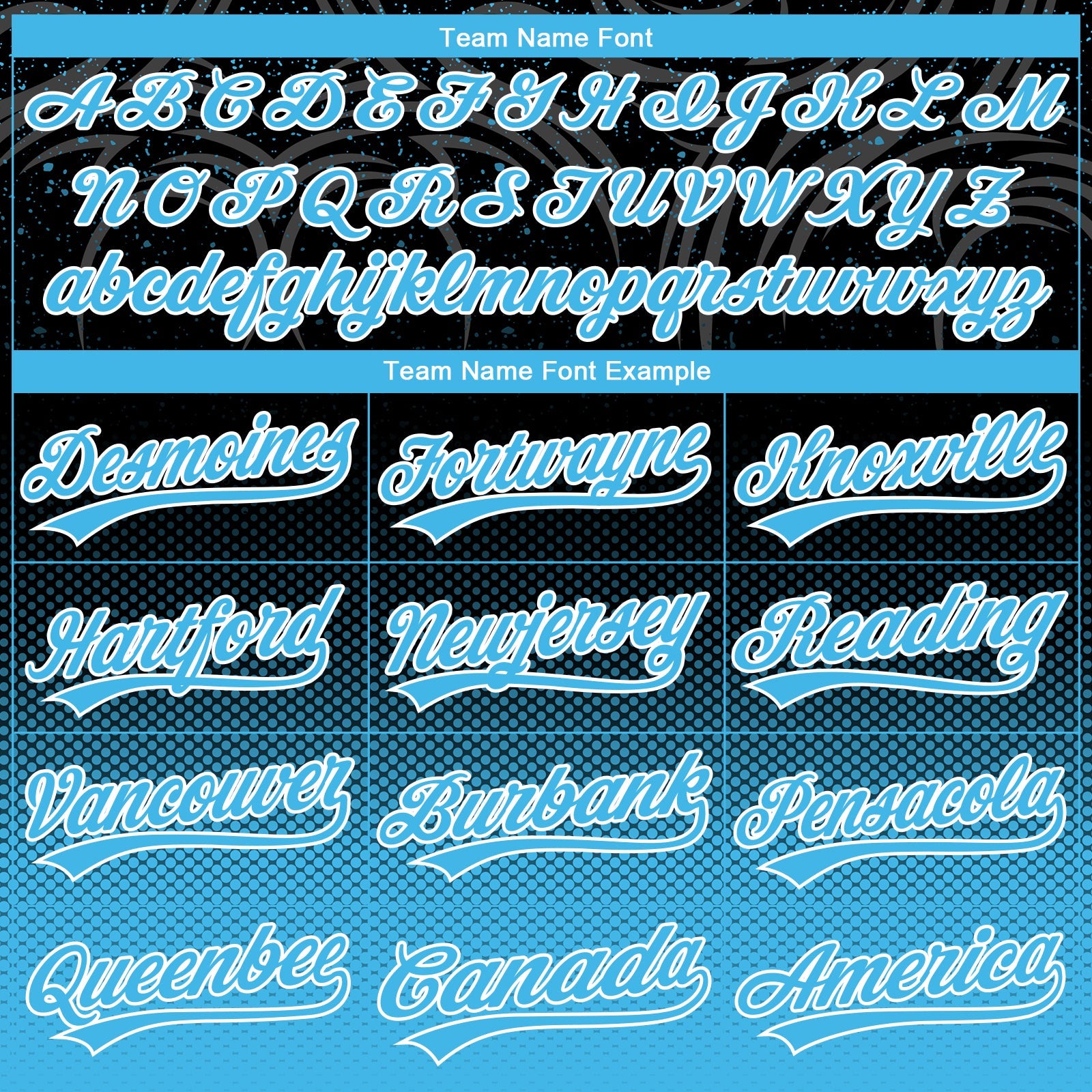 Custom Stitched Black Sky Blue-White 3D Pattern Design Knight Pullover Sweatshirt Hoodie